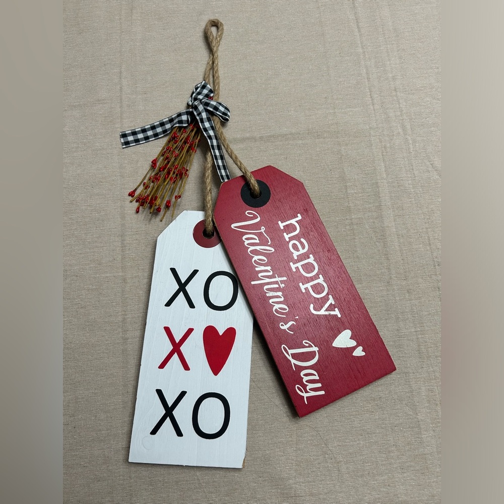 24" Valentine's Wooden Doorknob Hanging Décor